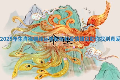 2025年生肖猴姻缘运势解析和爱情建议助你找到真爱 2025年生肖猴姻缘运势解析和爱情建议助你找到真爱