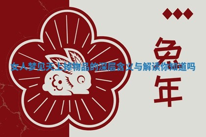 女人梦见天上掉物品的深层含义与解读你知道吗 女人梦见天上掉物品的深层含义与解读你知道吗