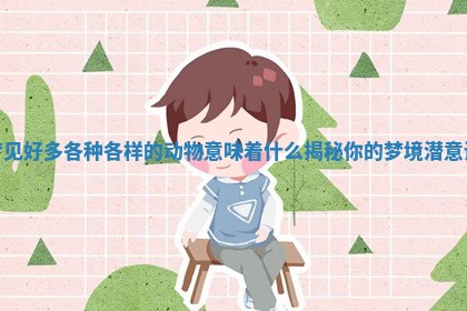 梦见好多各种各样的动物意味着什么揭秘你的梦境潜意识