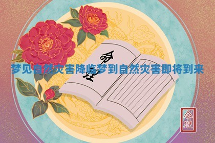 梦见自然灾害降临_梦到自然灾害即将到来