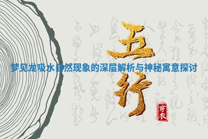 梦见龙吸水自然现象的深层解析与神秘寓意探讨