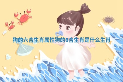 狗的六合生肖属性 狗的6合生肖是什么生肖