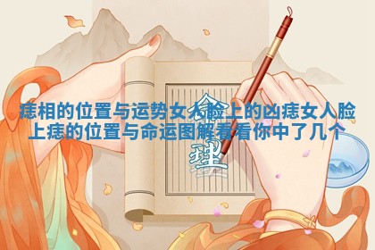 痣相的位置与运势 女人脸上的凶痣 女人脸上痣的位置与命运图解看看你中了几个