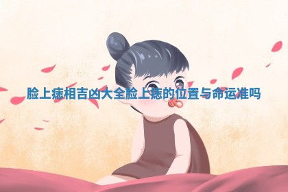脸上痣相吉凶大全_脸上痣的位置与命运准吗